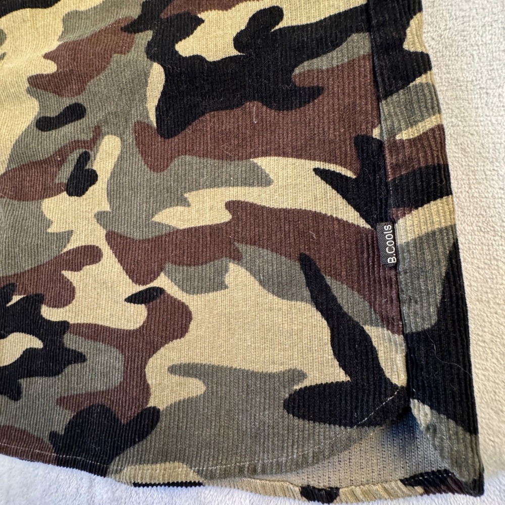 Barney Cools Heritage Long Sleeve Shirt Camo Corduroy Men's 309-CR3 Size Large - Picture 12 of 16